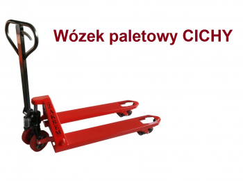 Wózek paletowy, paleciak cichy. Zakrem WRU4-2300.